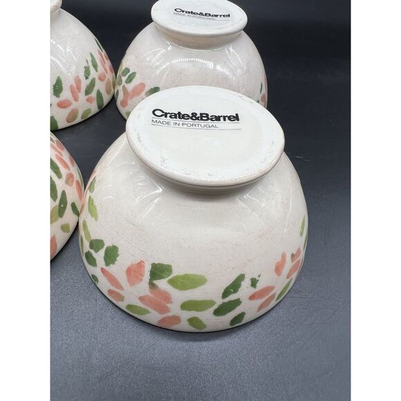 Crate and Barrel Set Of 4 Winter Gems Appetizer Sorbet Bowls Christmas 3 1/2" - Picture 7 of 13